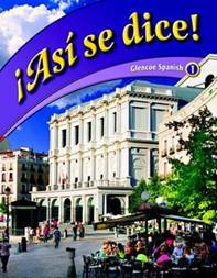 ¡Asi se dice! - Book 1, front cover